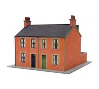 Peco LK-208 Victorian Houses Semi Detached Wood Kit OO Gauge