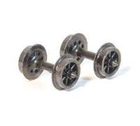 Peco - N/009 Gauge - Spoked Wheels with Nickel Silver Tyres (NR-134) - Pack of 8 Pairs