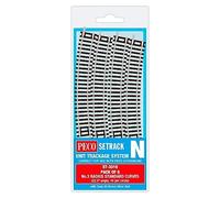 Peco N Set Track 8 X St-16 No.3 Radius Standard Curve, 298.5Mm