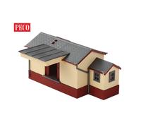 PECO NB-6 Goods Shed, Brick/Timber Type N Gauge