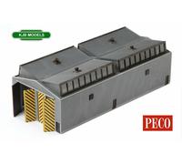 Peco NB-80 Train Shed Unit - Modern Depot Kit - Loco Engine Shed N Gauge