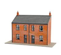Peco NB306 Lineside Victorian Houses Semi Detached Low Relief Fronts N Gauge