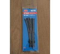 Peco OO Gauge ST-241 Setrack No.2 Radius Left Hand Turnout For Model Railways