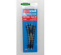 PECO OO9 / HOe Track, Points or Set - Choice of Set Track Pieces Setrack Railway