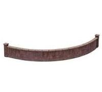 Peco S.M.S. KX072A 5ft Flexible Wall Dark Red Brick Laser Cut Kit OO/HO Gauge