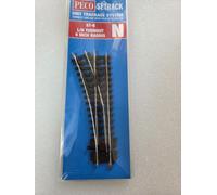 Peco Setrack ST-6 N Gauge Left Hand Point 9 Inch Radius