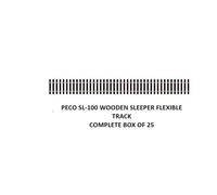Peco SL-100 Nickel Silver Wooden Flexible Railway Track