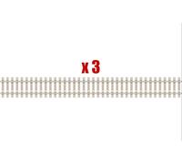 Peco SL-103 2 x 36" DOW-MAK Concrete Sleeper Pandrol N/S 00 Gauge Flexible Track