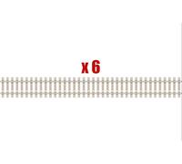 Peco SL-103 2 x 36" DOW-MAK Concrete Sleeper Pandrol N/S 00 Gauge Flexible Track