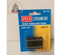 Peco SL-113 Code 75/Code 100 Transition Track