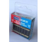 PECO SL-116 HO Scale Transition Track From Code 100 To 83 (Pack Of 4)