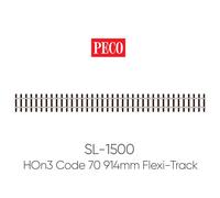 Peco SL-1500 Streamline Code 70 Nickel Silver Wooden Sleeper Track (25)