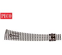 Peco SL-386 Curved Right Hand Point N Gauge