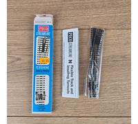 Peco SL-386 Curved Right Hand Point Code 80 N Gauge Insulfrog New with Box