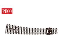 Peco SL-386 Curved Right Hand Point N Gauge