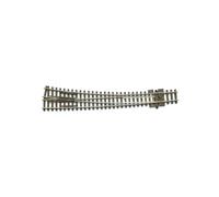 Peco SL-386 Scale N Code 80 Streamline Insulfrog: Right Curve Switch