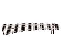 Peco SL-8377 83 Line Code 83 No.7 Left Hand Curved Turnout Insulfrog (US IMPORT)