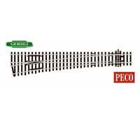 PECO SL-89 Large Radius L/H Point Turnout INSULFROG C 100 OO Gauge Railway Track