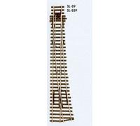 Peco SL-89 Large Radius Left Hand Insulfrog Railway Track