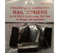 PECO SL-912 6 x Dual Rail Track Joiners For (G-45 Gauge Garden Railway) RM48Post