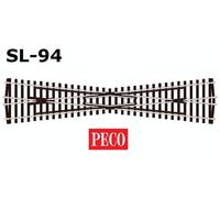 Peco SL-94 Streamline Code 100 OO/HO, SL-94 Crossing, Long