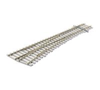 PECO SL-E1096 HO Scale Code 75 Electrofrog: Medium Left Turnout In Concrete