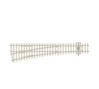 PECO SL-E1096 Turnout, Medium Radius, Concrete, Left Hand HO/OO Gauge