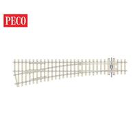 Peco SL-E1096 Streamline Code 75C Left Hand Medium Turnout Electrofrog