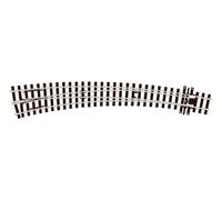 Peco SL-E1487 Streamline Code 75 Left Hand Curved Turnout Electrofrog