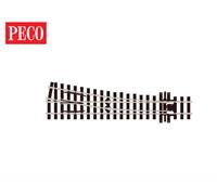 Peco Turnout SL-E1495 Medium Radius Right Hand Code 75 Electrofrog