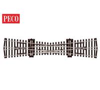 Peco SL-E180 Streamline Code 75 OO/HO, Crossing, Single Slip Electrofrog OO G...
