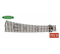 PECO SL-E186 Curved Large Right Point ELECTROFROG C75 OO Gauge Railway Track