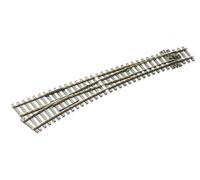 Peco Sl-E187 Ho Scale Code 75 Electrofrog: Left Hand Curved Switch 12°