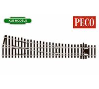 PECO SL-E195 Medium Radius R/H Point ELECTRFROG C75 OO Gauge Railway Track