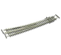 Peco SL-E386 Curved Double Radius Turnout Right Hand - N Gauge