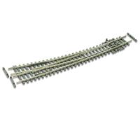 Peco SL-E386F Streamline Code 55 Right Hand Curved Turnout Electrofrog