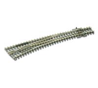 Peco Sl-E387 Scale N Code 80 Electrofrog: Left Curve Switch 10°