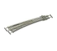 Peco SL-E387F Streamline Code 55 Left Hand Curved Turnout Electrofro (US IMPORT)