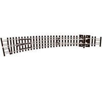 Peco SL-E387F Streamline Code 55 Left Hand Curved Turnout Electrofrog