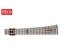 Peco SL-E389 Large Radius Turnout Left Hand - N Gauge