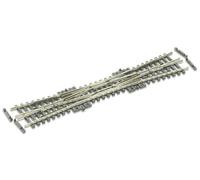 Peco SL-E390F Streamline Code 55 Double Slip 10 Degree Electrofrog HO Standard Gauge Track