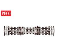 Peco SL-E390F Streamline Code 55 Double Slip 10 Degree Electrofrog HO Standard Gauge Track