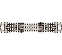 Peco SL-E390F Streamline Code 55 Double Slip 10 Degree Electrofrog HO Standard Gauge Track