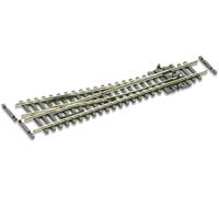 Peco Sl-E391F Scale N Code 55 Electrofrog: Right Short Switch 10° - L: 4.84 In