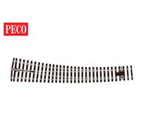 Peco SL-E786BH Streamline Code 124BH Right Hand Curved Turnout Electrofrog