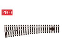 Peco SL-E792FB Flat Bottom O Gauge LH Turnout - Medium Radius