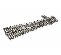 PECO SL-E8348 Wooden Sleeper ElectoFrog H0 Code 83 #4 Radius (978mm) Wye Turnout
