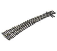 Peco SL-E8377 83 Line Code 83 No.7 Left Hand Curved Turnout Electrofrog