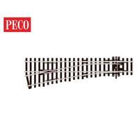 Peco SL-E92 Streamline Code 100 Left Hand Small Turnout Electrofrog