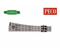 PECO SL-U395F R/H Point Medium Radius Turnout - Code 55 UNIFROG N Gauge Track
